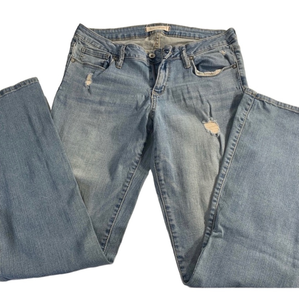 Bullhead | Denim Jeans 11R Distressed Torn Light Wash Stretchy